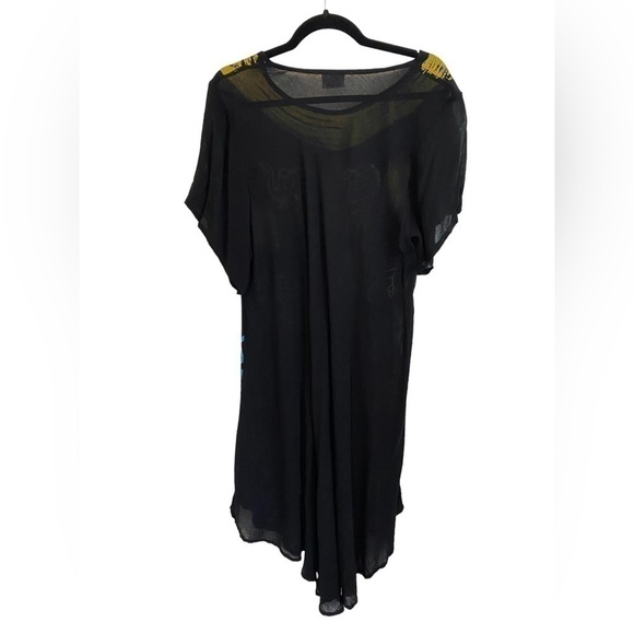 NWT Nisha  Creations Indian Sheer Dress Black Ladies OS - Picture 2 of 13